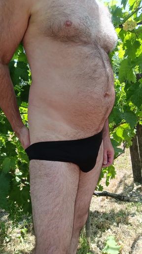 Naked Dick in the Vineyard
