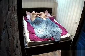 Peter fucks Sasha, she loudly becomes and gets an orgasm. Reallifecam Cam1