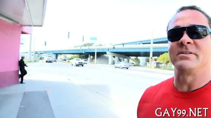 Black gay fucks white pal