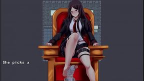 [Noxurtica] Bri Femdom Scene (Footjob, foot worship)