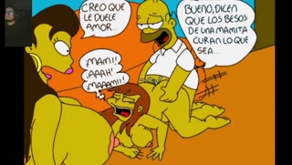 Homer tastes Rutc's sweet pussy