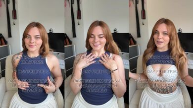 STRICT BRITISH DOMME MAKES YOU STROKE FOR HER TITS