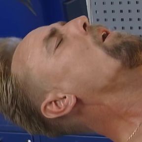 Blonde Bombshell Deepthroats Massive Cock Hungrily