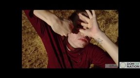 Piss &mdash;  pussy fucking &mdash;  and pain on the hard rocks for Brooke Johnson