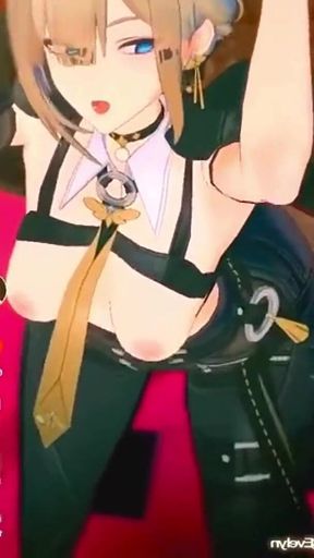 Zenless Zone Zero - Horny Evelyn Squirting Everywhere While Taking a Deep Creampie - 3D Hentai Animations