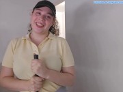 POV Sexy Golfing Girl Rides Huge Cock