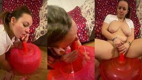 de la femme fontaine du plug anal