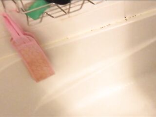 Oops... POV Pissing on My Wife's Shower Products Another time