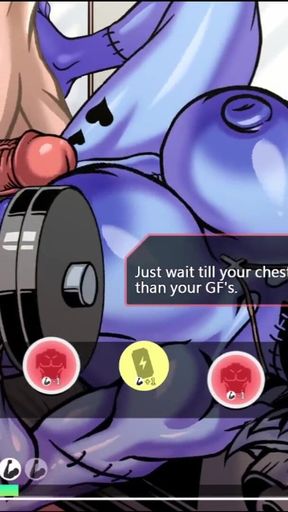 Memorable moment from &quot;Lewd Gym Instructor Helps Us Improve Our Lifts Scene Compilation Part 4&quot;