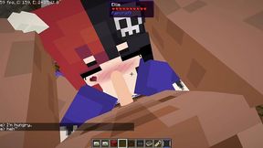 minecraft jenny mod fapcraft - ellie, a goth dommy mommy with a cow bikini and tasty milkers