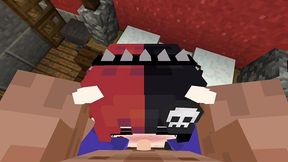 minecraft jenny mod fapcraft - ellie, a goth dommy mommy with a cow bikini and tasty milkers