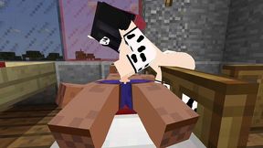 minecraft jenny mod fapcraft - ellie, a goth dommy mommy with a cow bikini and tasty milkers