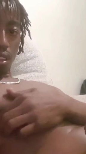 Nata4sex - Stroking my dick cumming dirty talk on sofa