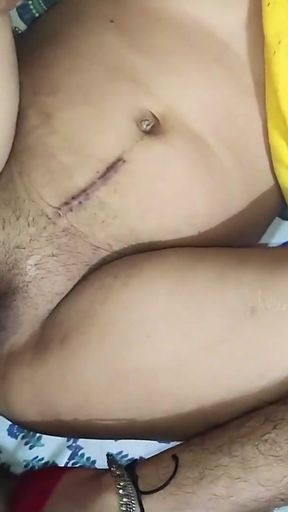 Jaw-dropping moment from "Indoor sex Part 2 video Desi local Village sex Teen girl Big tits Fucking, mast pela maal chut pe"