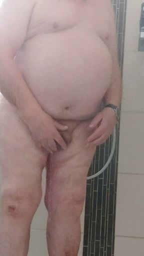 Washing My Balls, Ass and Tits in the Shower