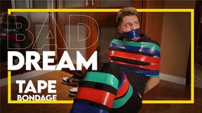 Bad Dream - Tonny in Tape Bondage (1080p) - Tape Bondage - Gay Domination - BDSM - Gay Bondage - Boots - Sneakers Fetish