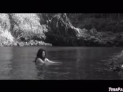 Me Tera Patrick naked in the river from my Anal Fever movie