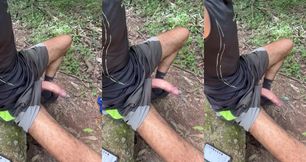 Huge monster cock on trail searching for an ass to fill with cum