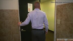 Straight male athletes in gay porn first time keeping the boss happy