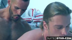 Denis Vega and Johan Kane savagely raw breed muscle on muscle