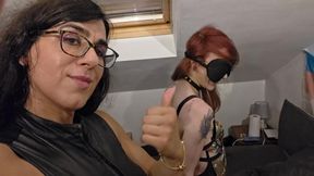 Bella Roma and Ms Minxy Erotic in Bound and Helpless