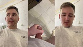 i hid in the toilet and quickly did what i had to do d