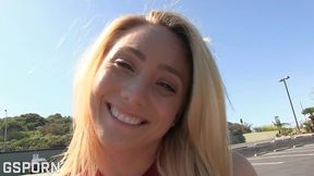 american nice blonde young milf need hard cock with creampie