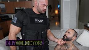 ”Cop Shaft Teases & Fucks Feet”