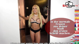 Hårdporrklipp av spinkiga tyska homosexuella horor, stor svart kuk stor dildo knullad i röven barbacka