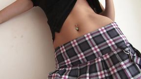 Redhaired Teen Chloe Smith Poses Naked on the Bed