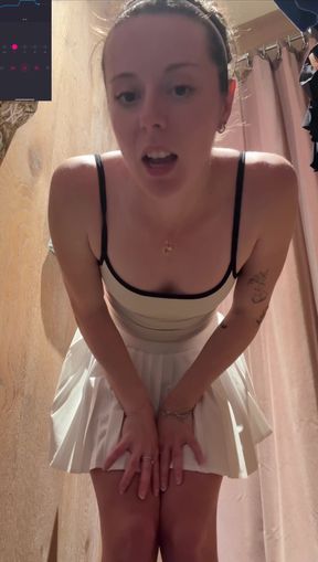 Cumming Hard While in the Change Room!! Hoping I Don't Get Caught!