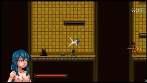 Nayla castle plays hentai game ep.3: cumming in cleopatra mummys pussy
