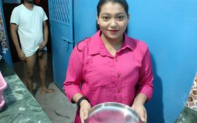 Indian Beautiful Huge Boobs Bhabhi Fucked in Kitchen with Devar
