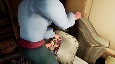 Fucking the Guard Girl in her barracks - Warcraft Porn Parody