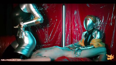 Atomic Heart ! Threesome with ballerinas ! Femdom - MollyRedWolf