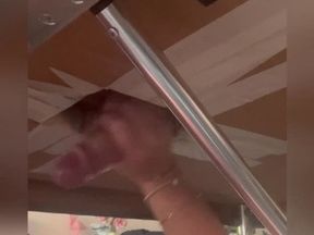 Close up massage table glory hole fellatio handjob cumshot