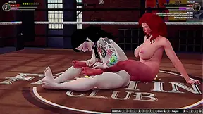Draka Dominates Rockie in Steamy Naked Fighter 3D Showdown