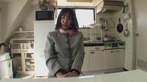 mature asian brunette with very hairy pussy makiko nakane having fun with a guy