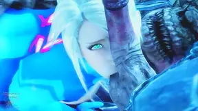 Samus Surrenders to Alien Thrusts – A Busty Bounty Hunters Pleasure