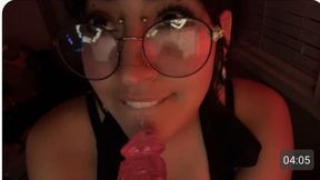 Close-up Enthusiastic Head from Some Emo Chick