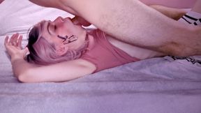Anime Tattooed Teen 18 Yo Rough Fucked in Throat - No Mercy Face Fucking and Cum in Throat