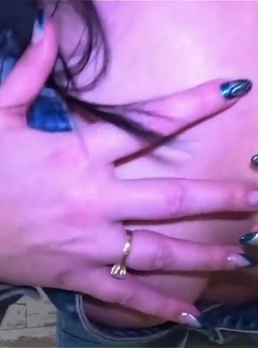 Hardcore Tease &amp; Double Cum on My Ripped Jeans and Open Denim Jacket