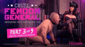Cruel Femdom General Part 3 of 9: Foot Fetish, Boot Worship, Boot Licking, Female Domination & Ass Worship with Military Mistress Stellina Obscura (1080p)