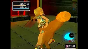 Blonde Beauty Tames Men Goblin in Wild 3D Hentai Fantasy