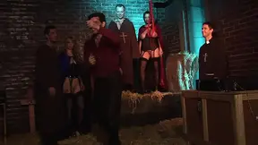 Alexis Silver, Carmel Moore, Jodi James And Carolina De Lys Massive Gang Bang