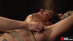 Tickle torture for a lustful gay man