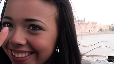 Brunette amateur student from public fucking homemade pov