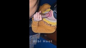 My Slut Sucking On The Stairs &amp; Swallowing All My Cum