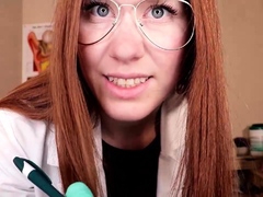 Ginger ASMR Mad Scientist Exams Your Body Video