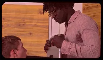 Young Jock Dominated by Hung Black Top – Raw Interracial private show